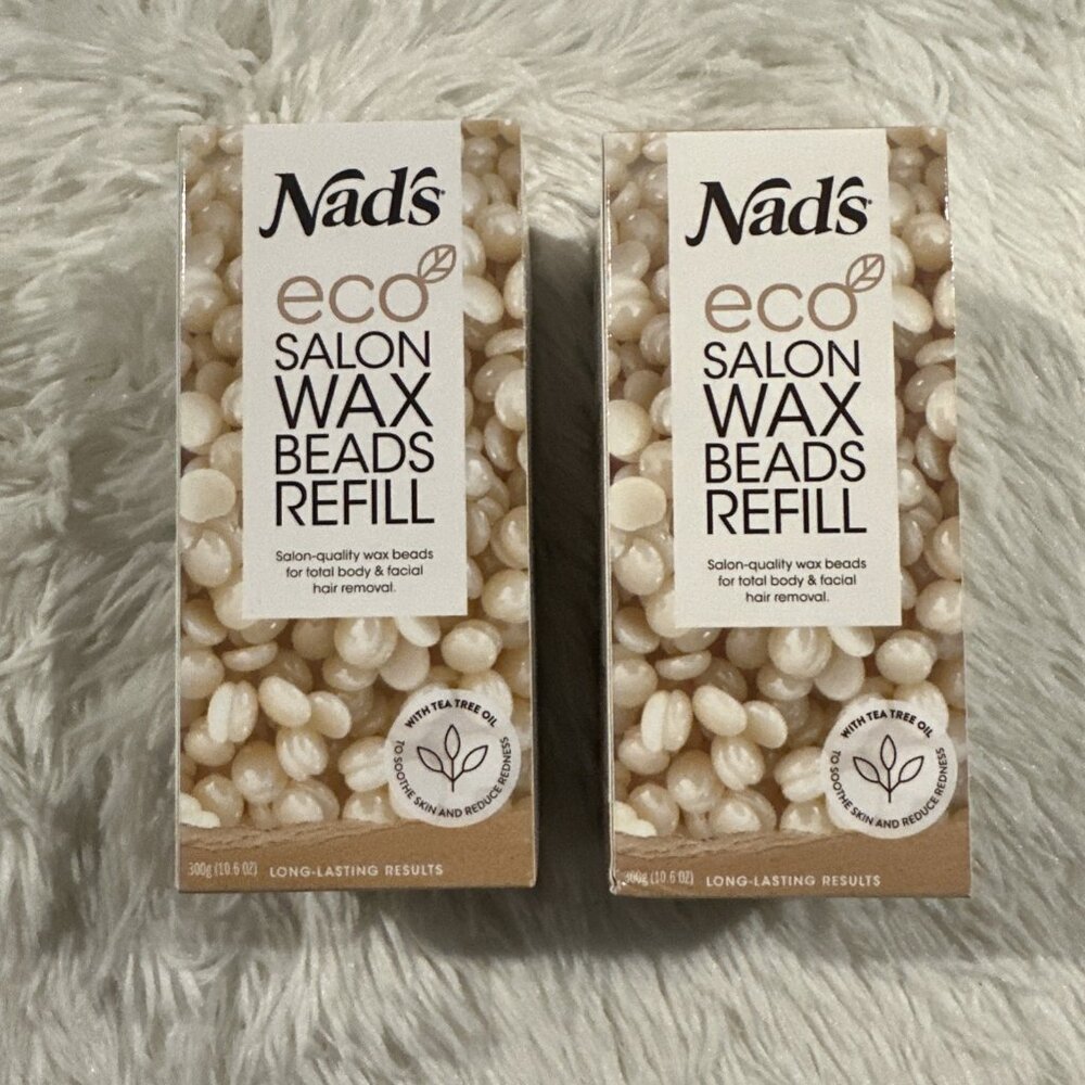 Nad's Eco Salon Wax Beads Refill long lasting results with tea tree oil (2)